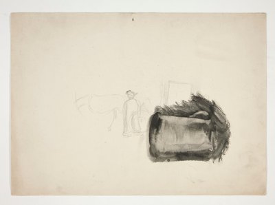 Egy tartály vázlata alkotó: Edwin Austin Abbey