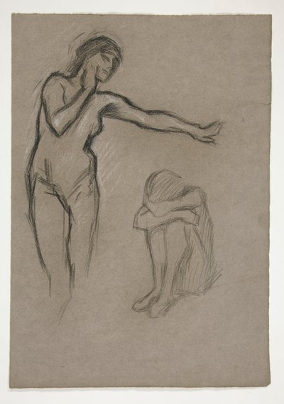 Két figura vázlata alkotó: Edwin Austin Abbey