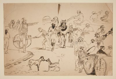 Utcai jelenet alkotó: Edwin Austin Abbey