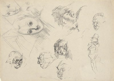 Tanulmányok a fejekről alkotó: Edwin Austin Abbey