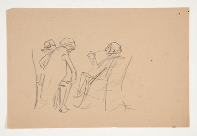 Tanulmány a .1207-hez – Oliver Goldsmith illusztrációja alkotó: Edwin Austin Abbey