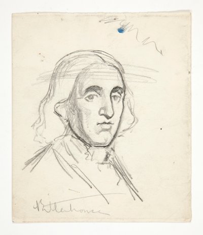 Tanulmány a Rittenhouse számára: vázlat a pennsylvaniai Harrisburg állam fővárosának falfestményéhez, 1902-1911 (John Singer Sargent készítette) alkotó: Edwin Austin Abbey