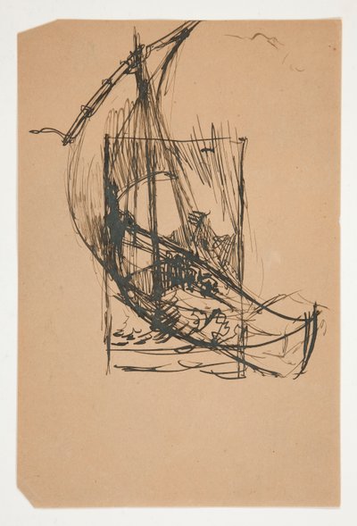 Study for the Quest of the Holy Grail (tizenöt festményből álló sorozat a Boston Public Library számára, 1901-ben fejeződött be) alkotó: Edwin Austin Abbey