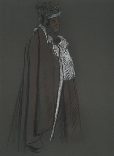 Study of Peer for Coronation of Edward VII alkotó: Edwin Austin Abbey