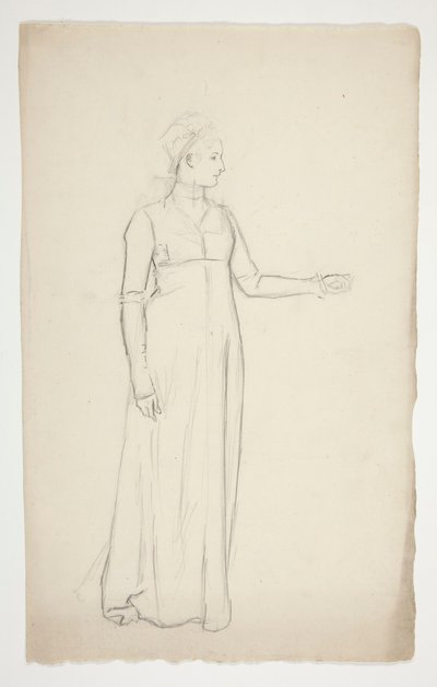 Tanulmány egy nőről alkotó: Edwin Austin Abbey