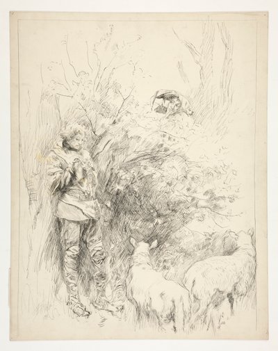A nárcisz dal. Pásztor és bolond alkotó: Edwin Austin Abbey