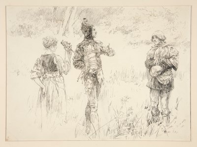 Próbakő: alkotó: Edwin Austin Abbey