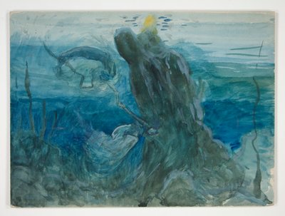 Víz alatti jelenet alkotó: Edwin Austin Abbey