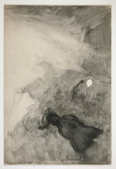 Nő olvas, alakot néz - (azonosítatlan illusztráció) alkotó: Edwin Austin Abbey