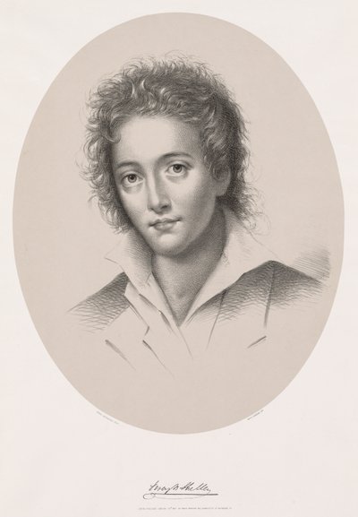 Percy Bysshe Shelley, 1867. alkotó: Edwin Beyerhaus