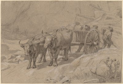 Ökör és szemétkosár alkotó: Edwin Forbes