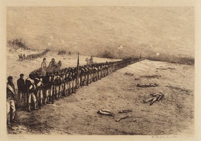 A csatavonal megállása alkotó: Edwin Forbes