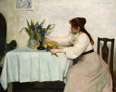 Az íriszek elrendezése alkotó: Edwin Harris