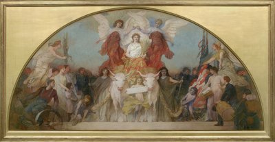 Tanulmány Minnesotának, a világ magtárában, 1904 alkotó: Edwin Howland Blashfield