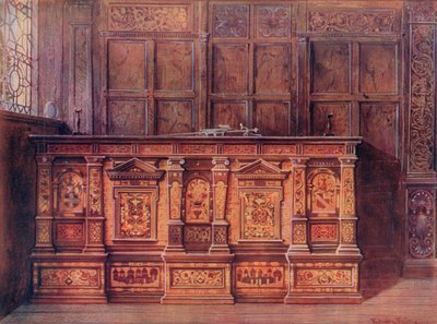 Intarziás tárgyi láda alkotó: Edwin John Foley