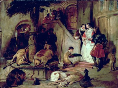 Udvar a régi időkben alkotó: Edwin Landseer