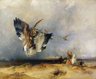Hawking a régi időkben alkotó: Edwin Landseer