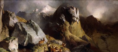 A Szarvas-hágó, 1852 körül alkotó: Edwin Landseer