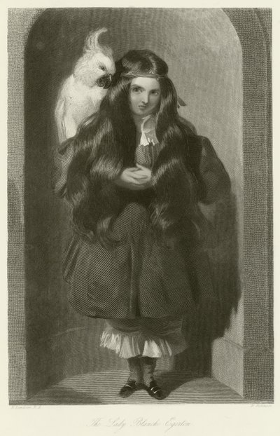 Lady Blanche Egerton alkotó: Edwin Landseer