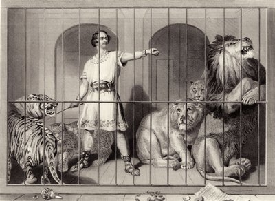 Van Amburgh és az oroszlánok alkotó: Edwin Landseer