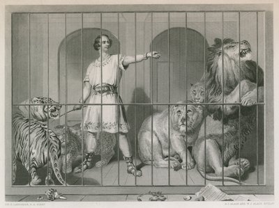 Van Amburgh és az oroszlánok alkotó: Edwin Landseer