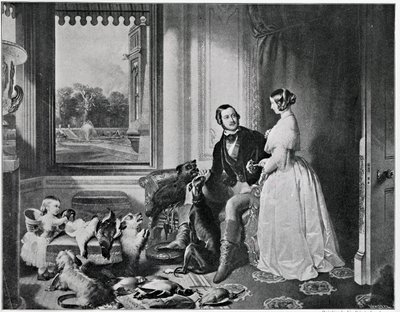Windsori kastély a modern időkben, az 1843-as festménytől alkotó: Edwin Landseer