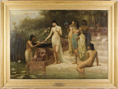 A fáraó lánya – Mózes megtalálása alkotó: Edwin Longsden Long
