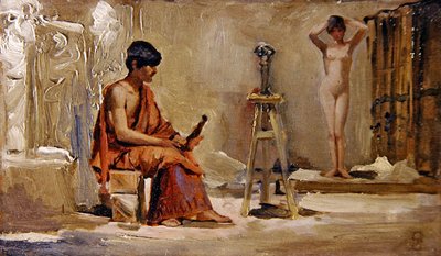 A művész modellje alkotó: Edwin Longsden Long
