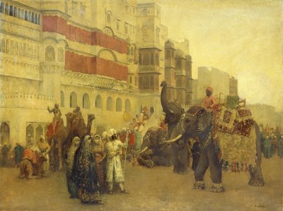 Ünnepi nap Bekanir-Beloochistanban, Bekanirban, alkotó: Edwin Lord Weeks
