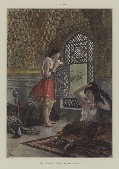 A perzsa sah feleségei alkotó: Edwin Lord Weeks