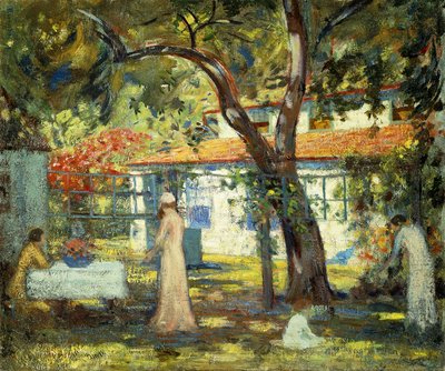 A kertben alkotó: Edwin Murray Mackay