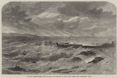 Douglas Breakwater, Man-sziget, a néhai vihar által megrongált alkotó: Edwin Weedon