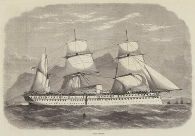 India és a walesi herceg, HMS Serapis alkotó: Edwin Weedon