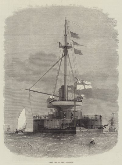 A HMS Thunderer szigorú képe alkotó: Edwin Weedon