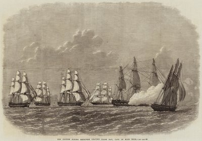 A brit repülőszázad elhagyja a False Bay-t, a Jóreménység fokát alkotó: Edwin Weedon