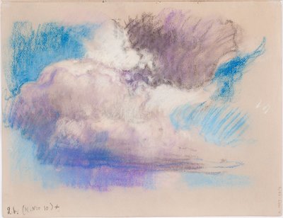Wolken, Seite aus Järnefelts Skizzenbuch alkotó: Eero Järnefelt