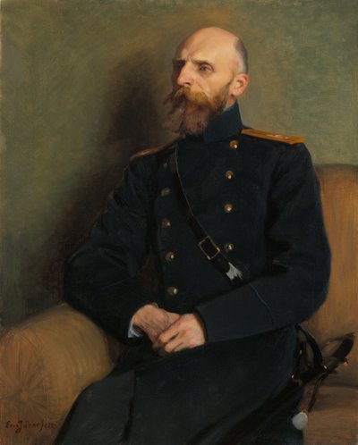 R. Schulman ezredes portréja alkotó: Eero Järnefelt