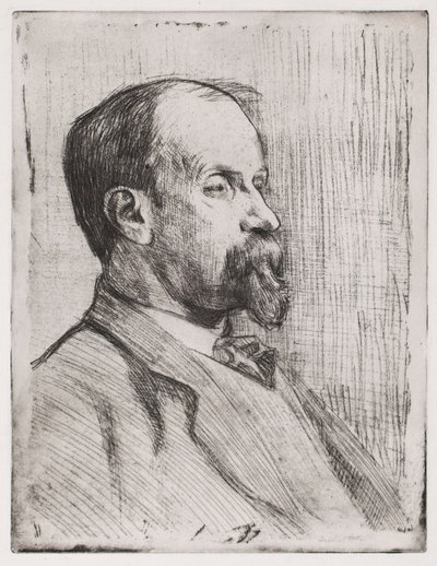 Juhani Aho portréja alkotó: Eero Järnefelt