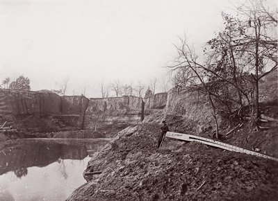 Dutch Gap-csatorna, 1865. alkotó: Egbert Guy Fowx