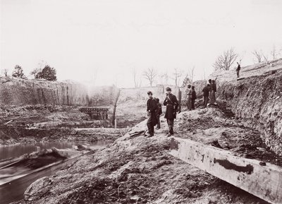 Dutch Gap-csatorna, 1865. alkotó: Egbert Guy Fowx