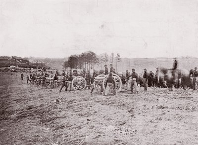 Dutch Gap csatorna, James River, 1864. alkotó: Egbert Guy Fowx