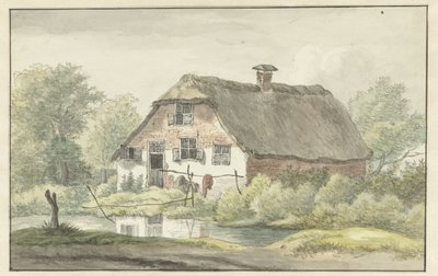 Nádfedeles parasztház alkotó: Egbert van Drielst