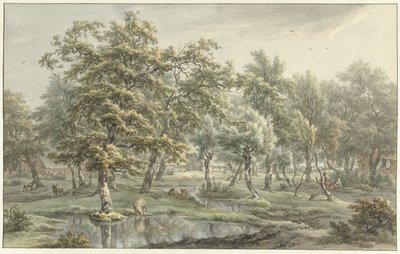 Táj Eextben (Drenthe tartomány) Arc a külsőben (Drenthe) alkotó: Egbert van Drielst