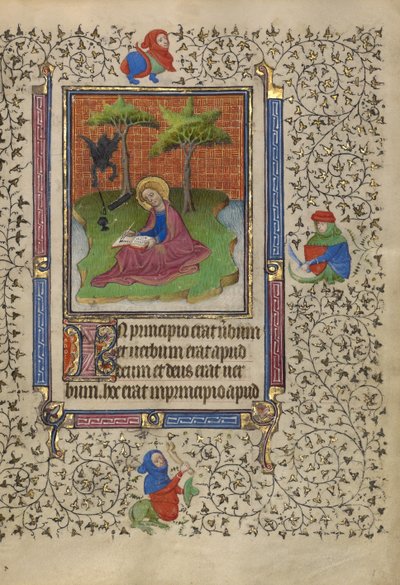 Szent János Patmoszon alkotó: Egerton Master