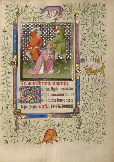 Szent István megkövezése alkotó: Egerton Master