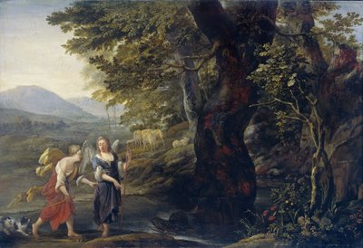 Tóbiás és az angyal alkotó: Eglon Hendrick van der Neer
