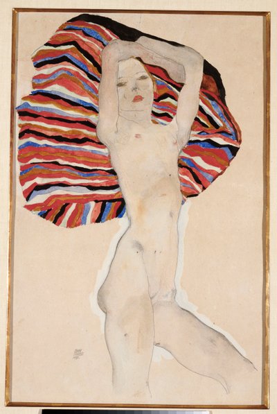 Törvény a színes anyagok ellen, 1911 alkotó: Egon Schiele