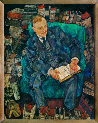 Bildnis Dr. Hugo Koller ... (festmény, vászon) alkotó: Egon Schiele