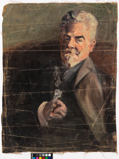 Leopold Czhiaczek portréja alkotó: Egon Schiele
