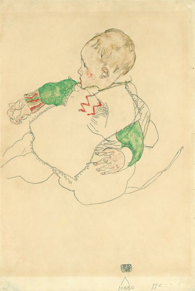 Gyermek zöld ujjú alkotó: Egon Schiele